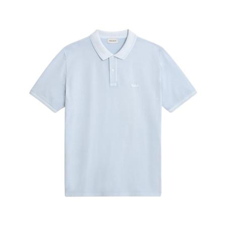 Woolrich, Blue Polo Mackinack Blauw, Heren, Maat:S,Katoen