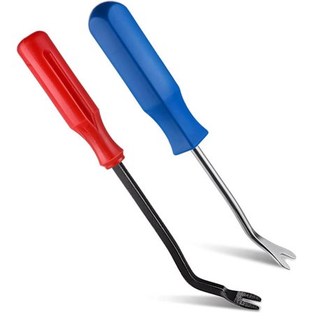 Stoppnings- och konstruktionshäftklammeravtagare, 2 st stålhäftklammeravtagare med ergonomiskt handtag Stoppningshäftklammeravtagare för