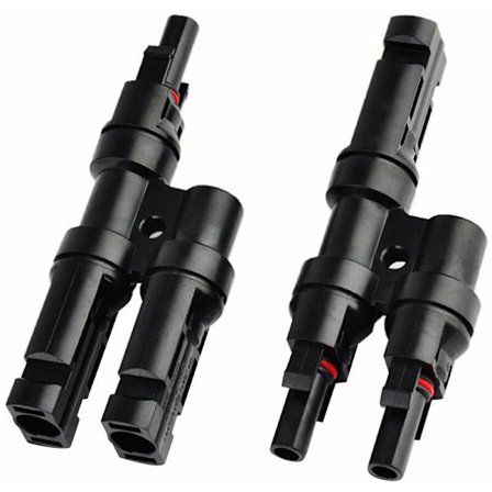 MC4 Solpanel T/Y Grenuttag Kabelfördelare