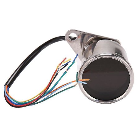 Universaali moottoripyörän mittaristo digitaalinen nopeusmittari pyöreä nopeusmittari , kromi