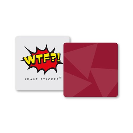 WTF WTFDUO-02 - SMART STICKER DUO BORDEAUX