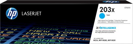 HP 203X cyan original LaserJet-tonerkassett med hög kapacitet, 190781107132