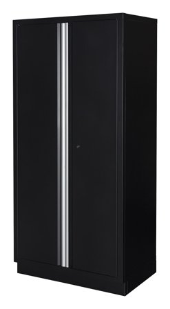 PELA 513167 Høyskap 915x573x2000 mm, svart, Garasjeinnredning & oppbevaring