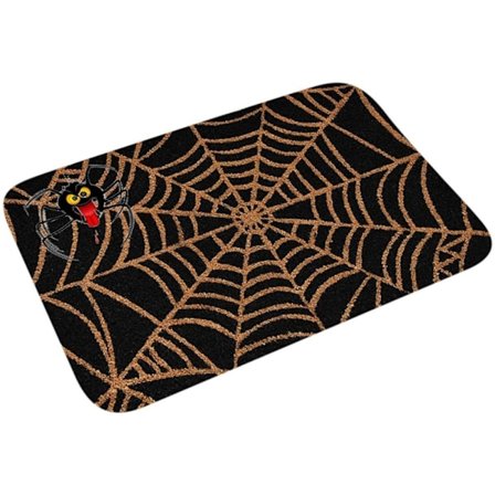 Happy Halloween Dørmåtte Spider Web Rug 2 2