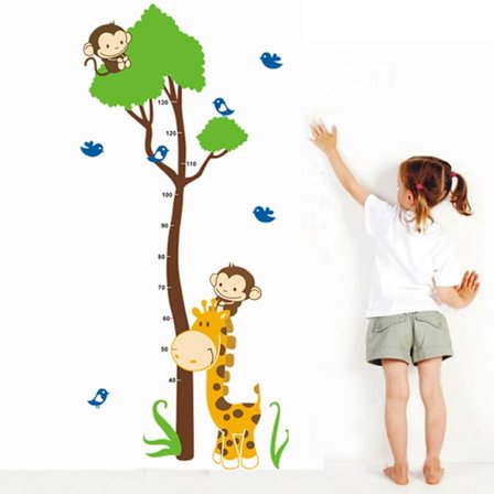 1 settiä Kirahvi Lasten Kasvukartta Pituusmitta Koti/Lastenhuoneet DIY