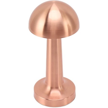 Pöytävalaisin, ladattava metallinen sieni kosketusohjattava kupukupuinen pöytävalaisin, 3 portaatonta valotilaa Deco-yövalo liukumattomalla pohjalla