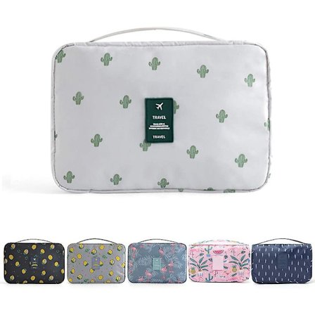 Hengende Toalettmappe for Reise, Flamingo Vaskepose Bærbar Sminkeveske Gave