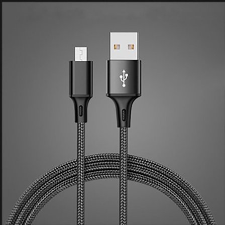 Snabbladdning Type-C datakabel SVART ANDROID ANDROID