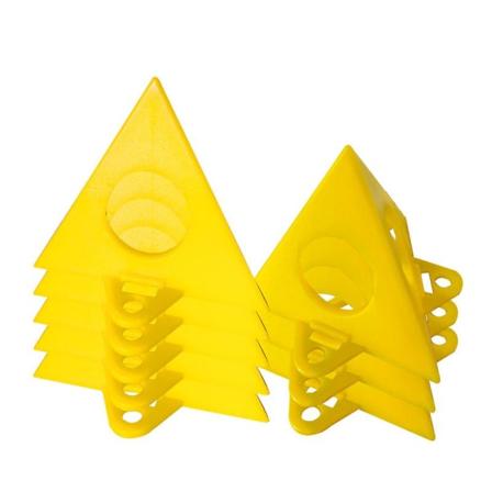 Malepyr amider, malingsprøytebrakett Ikke-klebende trekantet stativ Malingsprøyteverktøy Bærbar sprøytebrakett Plast Trebearbeidingstilbehør (1 sett (