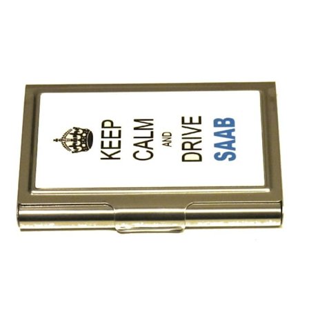 Korthållare -Keep calm and drive SAAB