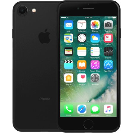 Apple iPhone 7 Black 128 GB Klass B Nytt batteri (refurbished)