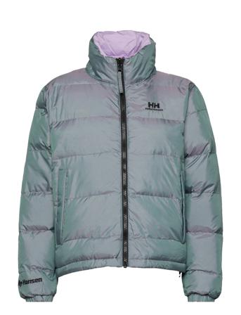 W Yu Reversible Puffer Jacket Purple Helly Hansen