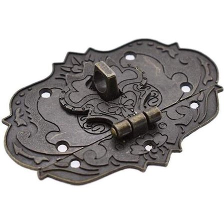 5 stk. Antik trækasse hasp vintage smykkeskrin gaveæske S