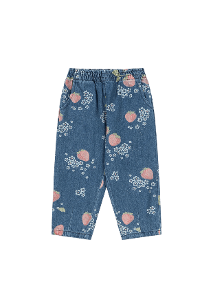 Konges Sløjd MAGOT FRILL PANTS GOTS Byxor Dam Blå 6Y