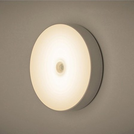 LED Spotlight med Bevægelsessensor - Genopladelig og Selvklæbende