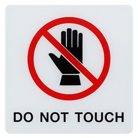 Advarselsskilte Sikkerhedsmærkater Må Ikke Bruge Hænder Kun Personale Advarselsskilt Etiketter Dine Striber Etiket Af