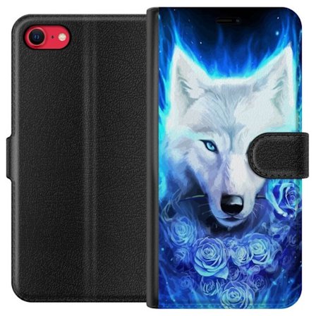 Yhteensopiva Lompakkokotelo Apple Apple iPhone SE (2020) Susi