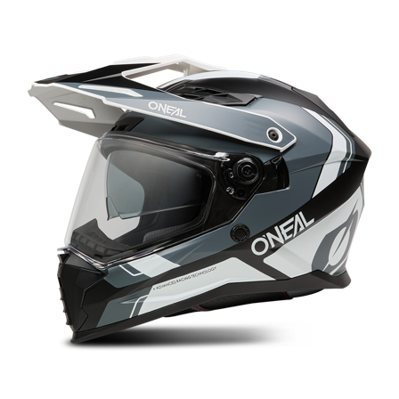 Casco Adventure O'Neal D-Srs Nomad Nero/Bianco/Grigio XL