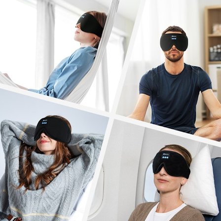 3D SleepPhones Bluetooth Søvn Hodetelefoner