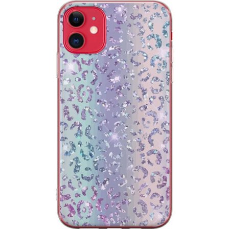 Yhteensopiva Puhelinkuori Apple iPhone 11 Glitter Leopard