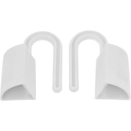 Pakke med 2 dørstop til at hænge på hængsler, blokerer døren og forhindrer uventede lukninger, inkluderer klæbende bagside til at holde, når den ikke 