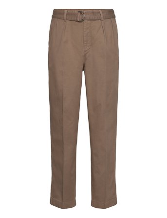 GANT Belted Pleat Chinos - Brown - 30