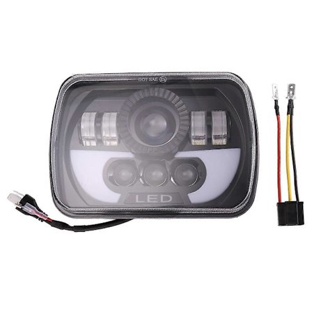 300W 5X7 Led Forlygter Led Forseglet Stråle forlygte lampe Med Højt Lavt Lys Led Forlygte Til Yj Xj