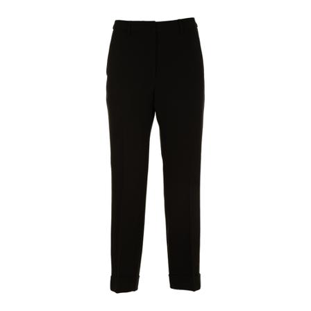 Seventy, Straight Trousers Zwart, Dames, Maat:L