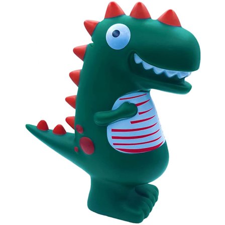 Plastgris, Søt Grønn Dinosaurformet Stor Resin Spargris, Vinyl Fallsikker Myntboks, Passer for Barn, Gutter