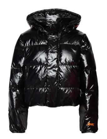 Rbk Vb Puffer Jacket Fôret Jakke Svart Reebok X Victoria Beckham
