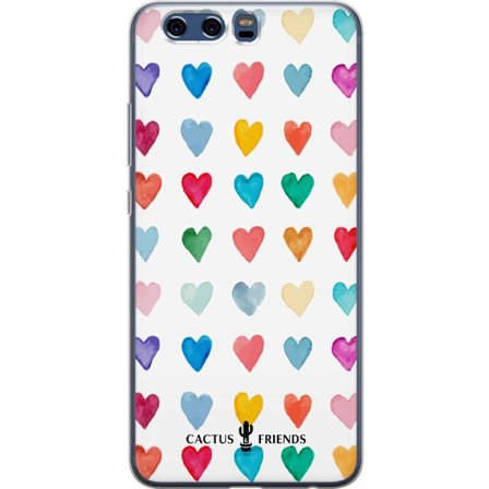 Yhteensopiva Puhelinkuori Huawei Huawei P10 Cactus and Friends - Watercolor Love Grid