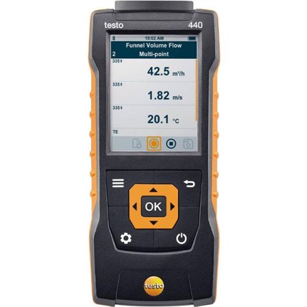 Testo 440 Multifunktionsinstrument til ventilation og indeklima, Måleinstrument