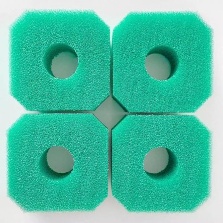 Bassenghåndklefilter Vaskbart Gjenbrukbar Hot Tub Spa Skumfilter Spa Tilbehør for V1 S1 grønn