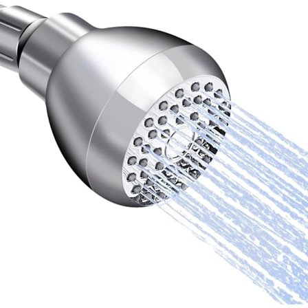 Brusehoved med højt vandtryk