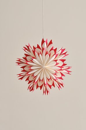 Jotex - CERES julestjerne ø 50 cm Hvit/rød - Kjøp Julestjerner hos Jotex