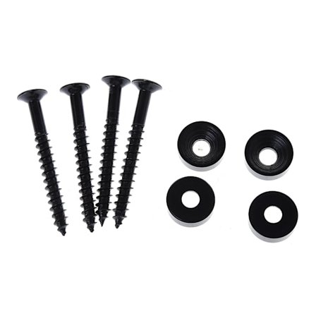 4 stk elektrisk gitar bass hals monteringshylser og skruer gitar bass deler