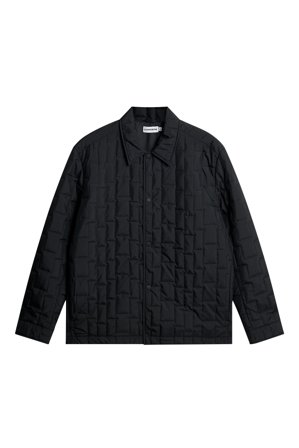 J.Lindeberg - Tibor Bridge quilt Overshirt - Schwarz - Mann - S