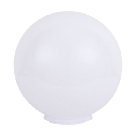 Udendørs Globe Lampeskærm Kugle Lampeskærm Dekoration Rund Hvid Lampestolpe Globe Nem Installation Lampeskærm til Vægarmaturer (FMY)