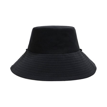 Fiskarhatt Mode för män och kvinnor, enfärgad, dubbelsidig med vindtät sladd, solhatt SQK
