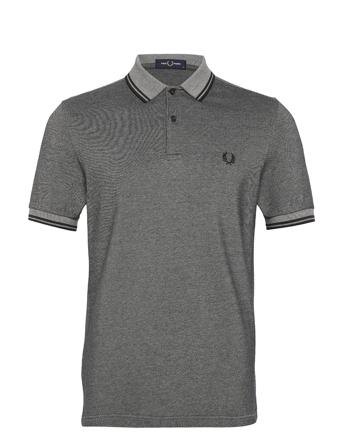 Twin Tipped Fp Shirt Polos Short-sleeved Grå Fred Perry