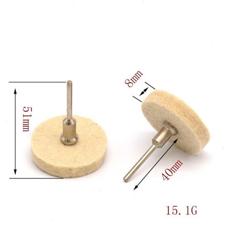 2 st polerskiva polerskiva A A