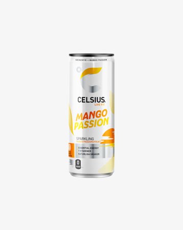 24 x Celsius - 330 ml - Mango Passion Energidryck, funktionsdryck, Kosttillskott, Drycker, Energidryck