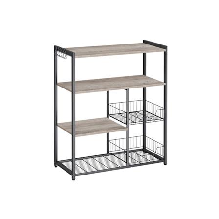 Rootz Cake Rack Organizer - Skaffarförvaring - Ståhylla - Spånskiva stål - 35cm x 80cm x 95cm