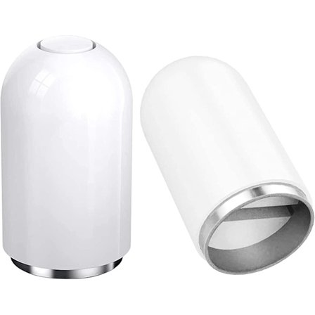 Ersättningsmagnetiska lock för Apple Pencil 1:a generationen iPencil ersättningsmagnetiska lock för Aapple Pencil lock (2 stycken, vita)