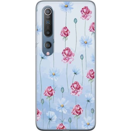 Kompatibel Mobilcover til Xiaomi Mi 10 5G Petal Reverie Sky Blue
