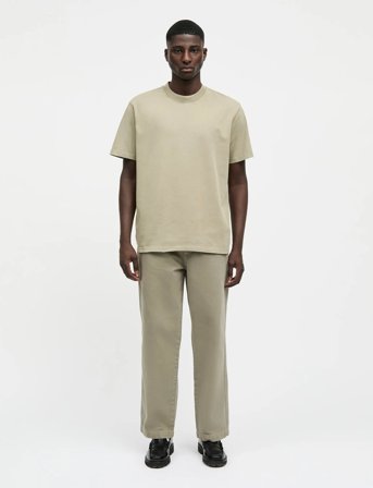 Mads Nørgaard Combed Jersey Dye Thorbjørn Tee - Beige - L