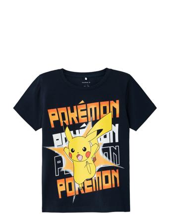 Nkmmaci Pokemon Ss Top Noos Bfu Tops T-shirts Short-sleeved Navy Name It