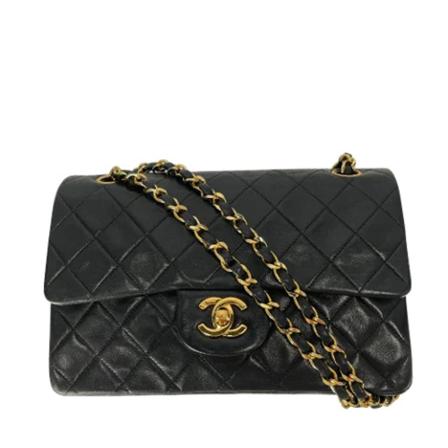 Chanel Vintage, Pre-owned Leather chanel-bags Zwart, Dames, Maat:ONE Size,leer