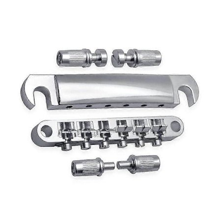 De Øvre Nedre Strenge På Klaverakkordbrættet Puden På Den Elektriske Guitar Og Værktøjerne Fo