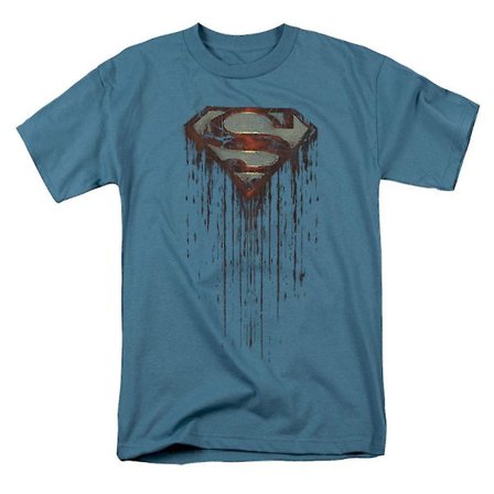 Superman Shield Drip T-shirt